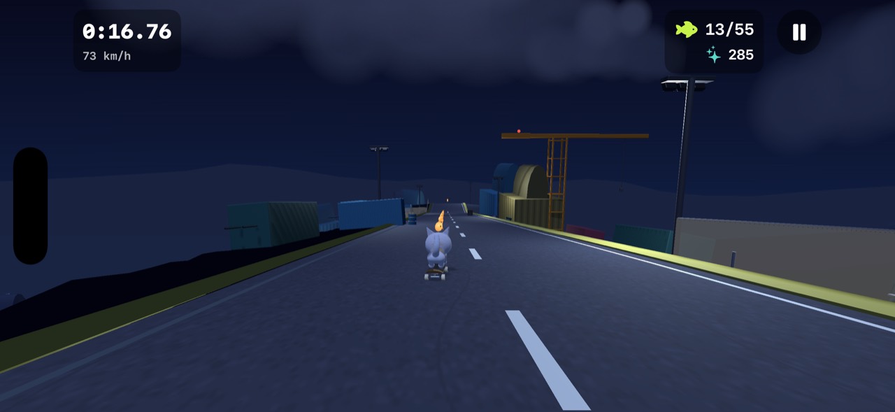 Night shift at the harbour.